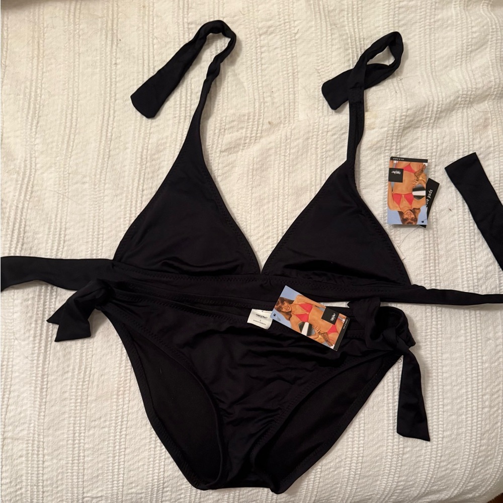 Mossimo Supply Co Black Bikini Swimwear